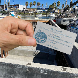 Tarjeta De Visita Logo de Trident del personalizado Neptune/Masonerí