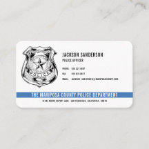 Logo del Departamento de Policía personalizado Lín