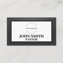 Tarjeta De Visita Logo del personalizado Pastor de Iglesia minimalis