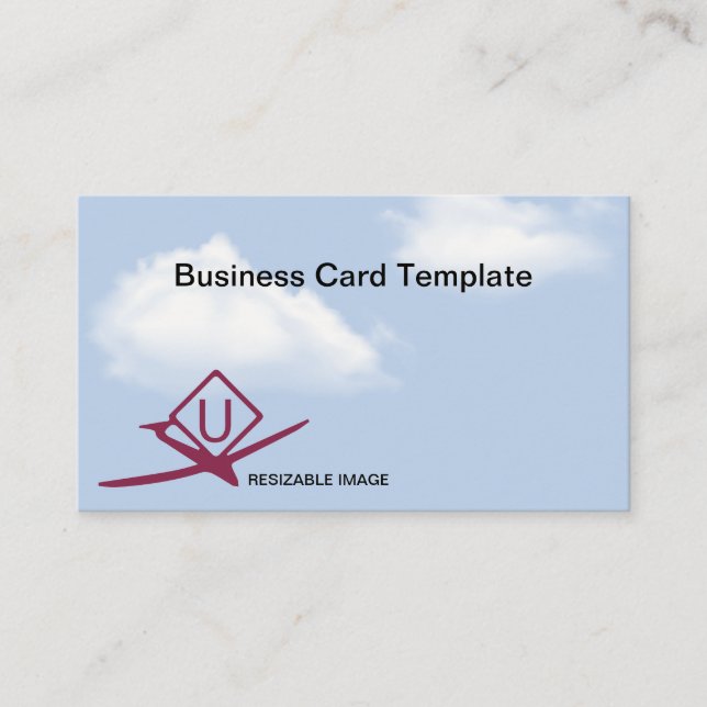 Tarjeta De Visita Logo del programa piloto de drones de símbolos de  (Anverso)