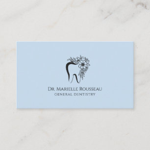 Tarjeta De Visita Logo Dentioth Blue