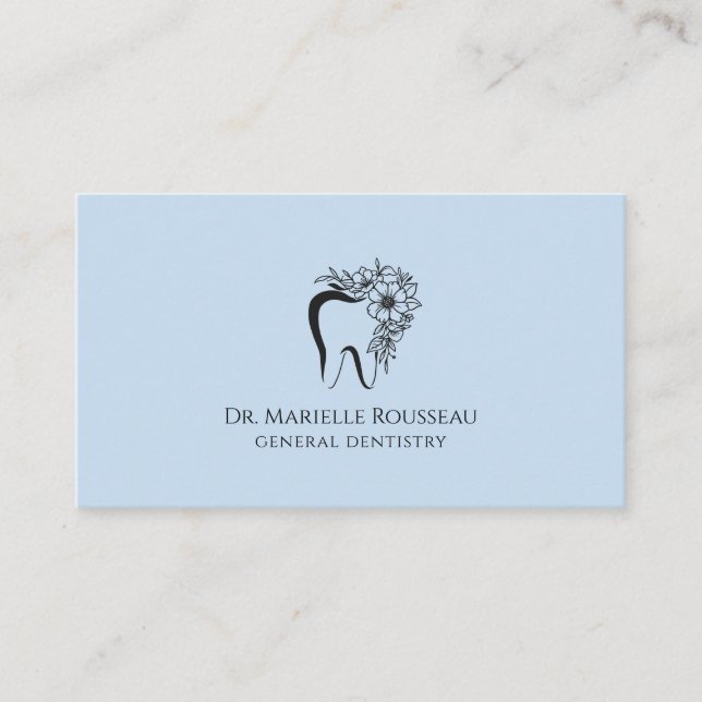 Tarjeta De Visita Logo Dentioth Blue (Anverso)