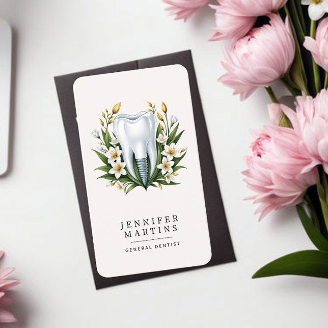 Tarjeta De Visita Logo Dentista Moderno (Subido por el creador)