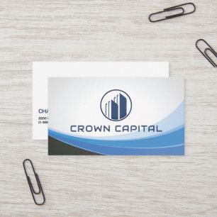 Tarjeta De Visita Logo financiero