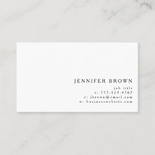Tarjeta De Visita Logo Foto Simple Moderno Minimalista Profesional