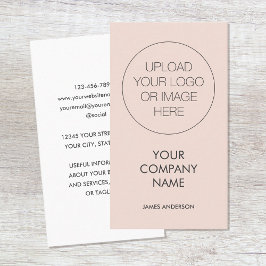 Tarjeta De Visita Logo Minimalista contemporáneo Personalizado Rubor