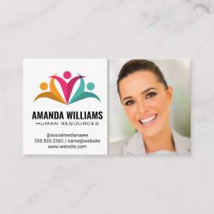 Tarjeta De Visita Logo para personas estilizadas