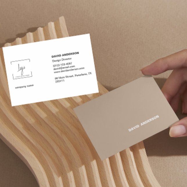 Tarjeta De Visita Logo profesional Moderno (Subido por el creador)