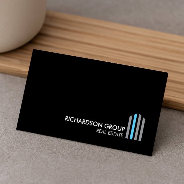 Tarjeta De Visita Logo Profesional Moderno del Edificio Inmobiliario (Subido por el creador)