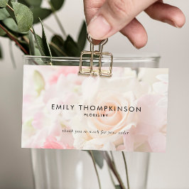 Tarjeta De Visita Logo QR Código Foto Florismo superposición de imag