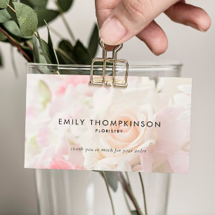 Tarjeta De Visita Logo QR Código Foto Florismo superposición de imag