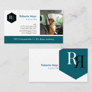 Tarjeta De Visita Logotipo automático profesional