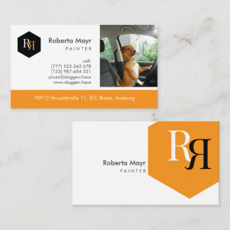 Tarjeta De Visita Logotipo automático profesional