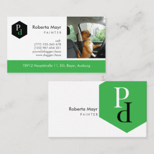 Tarjeta De Visita Logotipo automático profesional