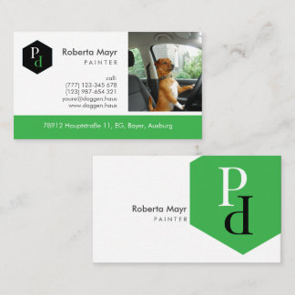 Tarjeta De Visita Logotipo automático profesional