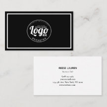 Logotipo Blanco Y Negro Simple
