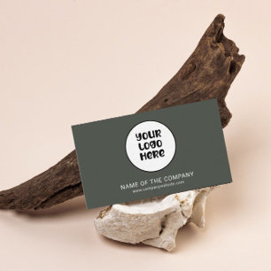 Tarjeta De Visita Logotipo comercial Código QR Profesional Minimalis