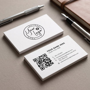 Tarjeta De Visita Logotipo Comercial Personalizado de la Empresa