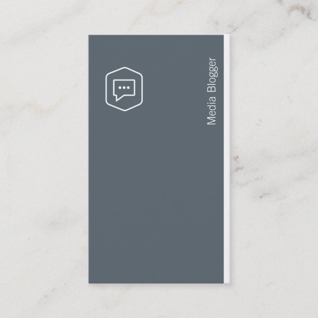 Tarjeta De Visita Logotipo Corporativo (Anverso)