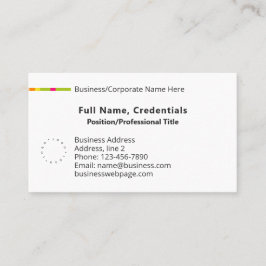 Tarjeta De Visita Logotipo corporativo clásico simple para empresas,