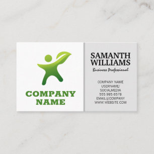 Tarjeta De Visita Logotipo corporativo y diseño sencillo