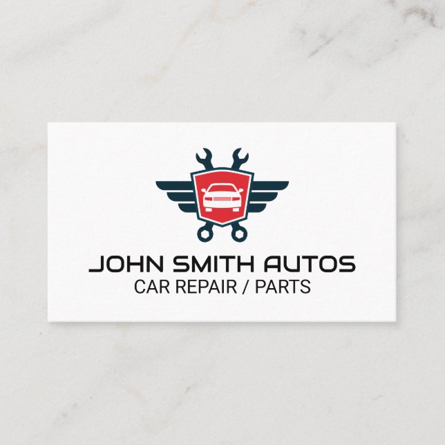 Tarjeta De Visita Logotipo de activación automática | Reparación de  (Anverso)