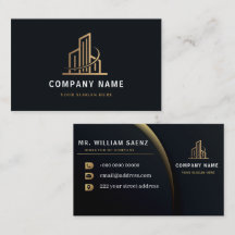 Logotipo de agente de bienes raíces de oro profesi