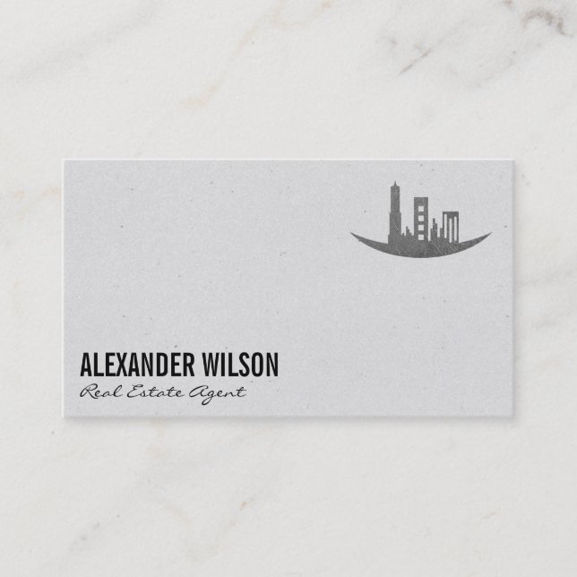 Tarjeta De Visita Logotipo de agente inmobiliario/arquitecto de Reli (Anverso)