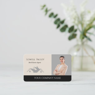 Tarjeta De Visita Logotipo de Agente Inmobiliario de Promoción Inmob