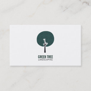 Tarjeta De Visita Logotipo de árbol