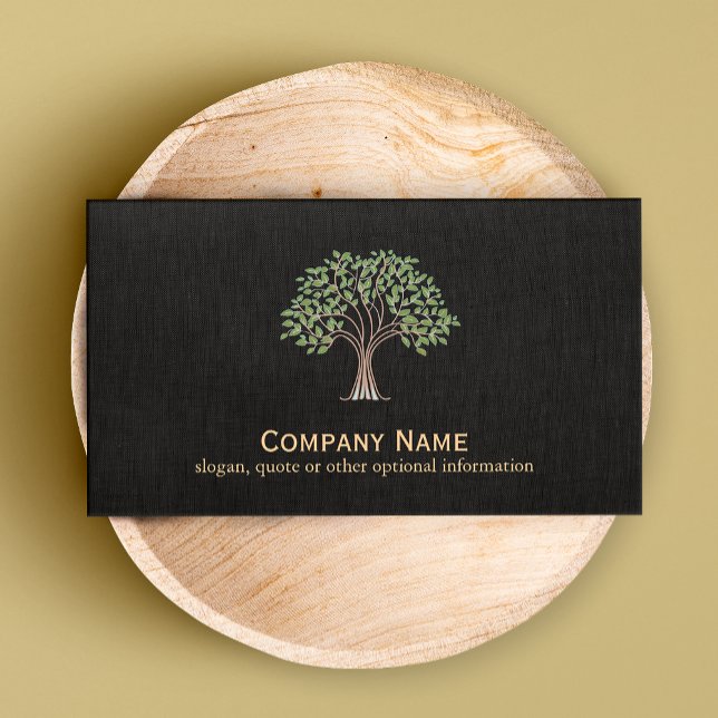 Tarjeta De Visita Logotipo de árbol clásico (Subido por el creador)