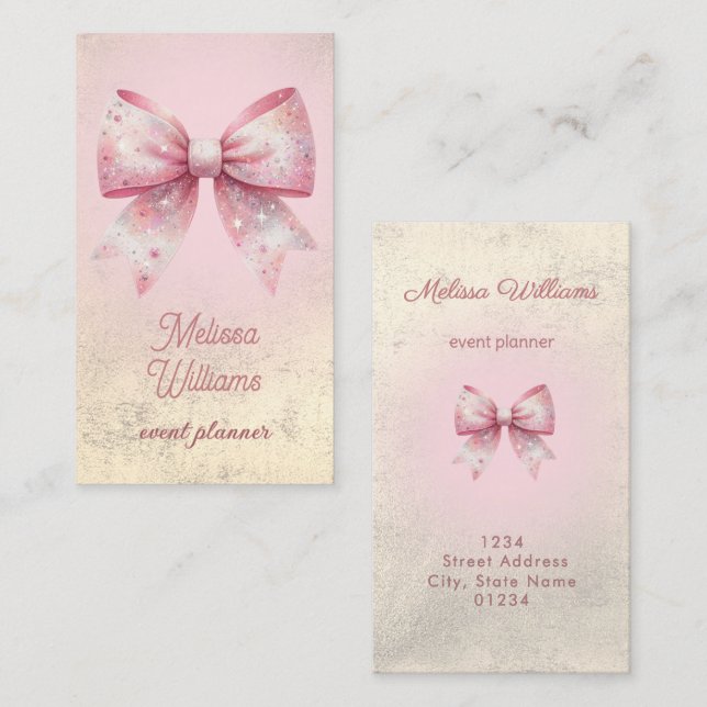 Tarjeta De Visita logotipo de arco (Anverso / Reverso)