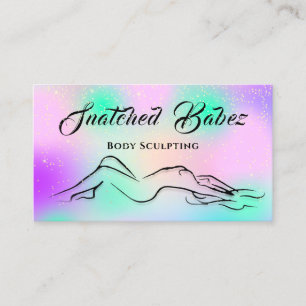 Tarjeta De Visita Logotipo de belleza de escultura corporal Masaje S