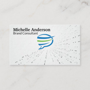 Tarjeta De Visita Logotipo de Burbuja de Conversación Corp