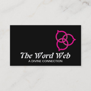 Tarjeta De Visita Logotipo de burbuja del discurso de la Trinidad (r