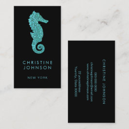 Tarjeta De Visita logotipo de caballito de mar