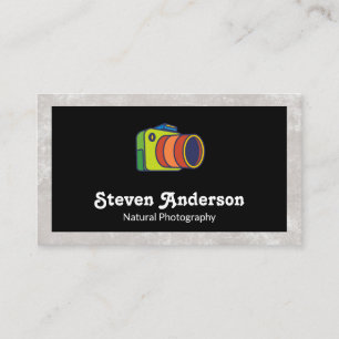 Tarjeta De Visita Logotipo de cámara