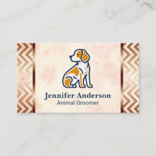 Tarjeta De Visita Logotipo de canto   Animal Groomer