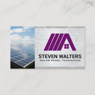 Tarjeta De Visita Logotipo de Casa   Contratista General 