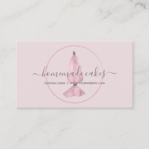 Tarjeta De Visita Logotipo de Chef de Panadería de Bolsa de Reposter