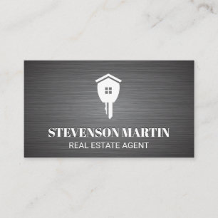 Tarjeta De Visita Logotipo de clave inmobiliaria