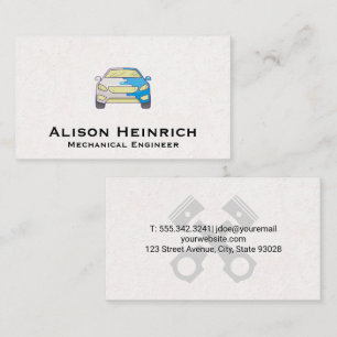 Tarjeta De Visita Logotipo de coche pintado