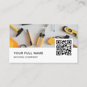 Tarjeta De Visita Logotipo de código QR Handyman
