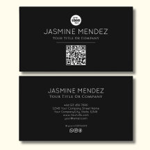 Logotipo de código QR moderno negro Iconos sociale