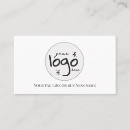 Tarjeta De Visita Logotipo de código QR moderno simple