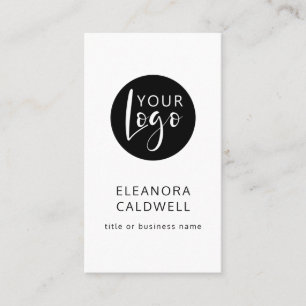 Tarjeta De Visita Logotipo de código QR para medios sociales Blanco 