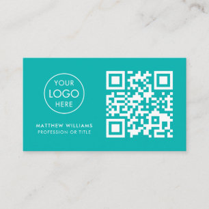 Tarjeta De Visita Logotipo de código QR profesional de enfermería