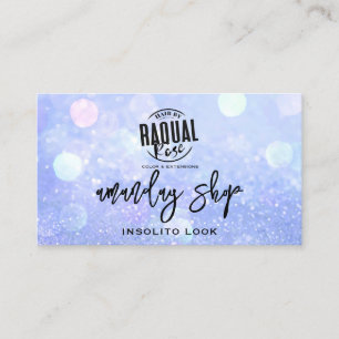 Tarjeta De Visita Logotipo de código QR Tienda en línea Holograma Pu