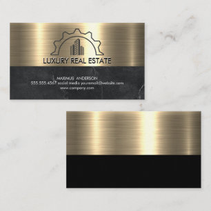 Tarjeta De Visita Logotipo de construcción corporativa