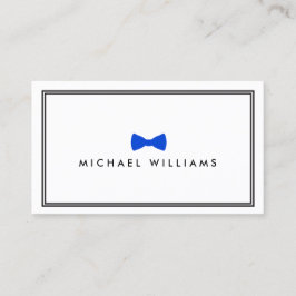 Tarjeta De Visita Logotipo de cordón de remolino clásico para hombre